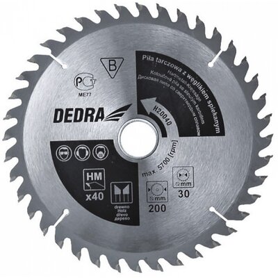 Tarcza do cięcia DEDRA H25040E 250 mm