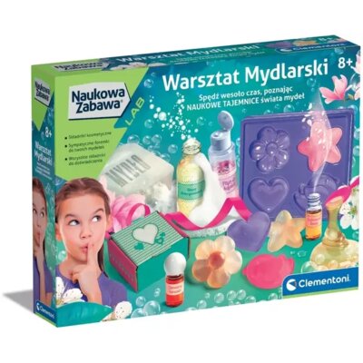 Zestaw kreatywny CLEMENTONI Naukowa Zabawa Lab Warsztat mydlarski C50888