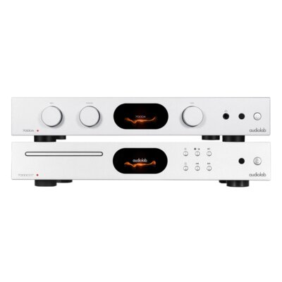 Zestaw stereo wzmacniacz zintegrowany AUDIOLAB 7000A + Odtwarzacz CD AUDIOLAB 7000 CDT SR+SR