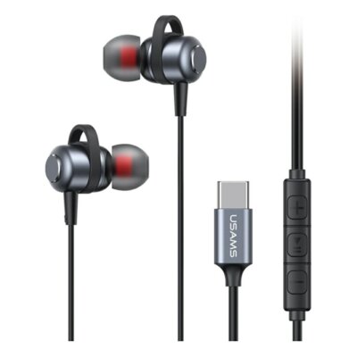 Słuchawki dokanałowe USAMS EP-48 Czarny