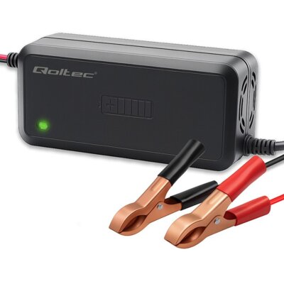 Inteligentna ładowarka QOLTEC 52495 do akumulatorów AGM GEL SLA 5A 12V
