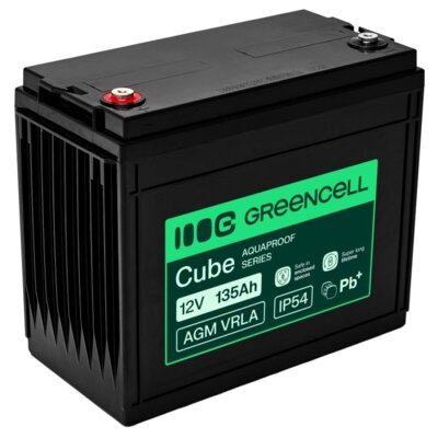 Akumulator GREENCELL AGM VRLA AGM12V135AH-H 135Ah 12V