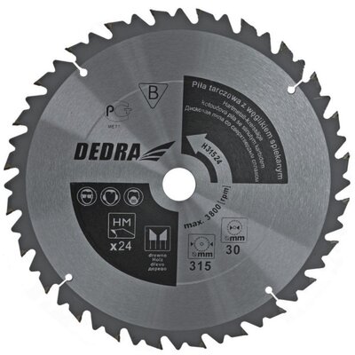 Tarcza do cięcia DEDRA HL31524 315 mm
