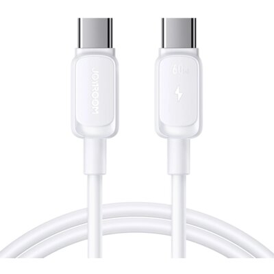 Kabel JOYROOM S-A14 USB-C - USB-C 60W 1.2m Biały