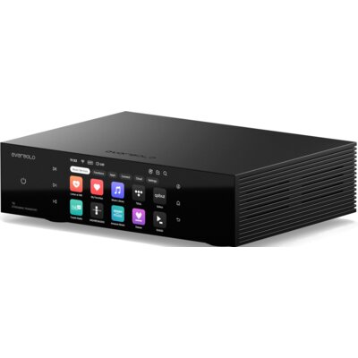 Referencyjny Transport Sieciowy EVERSOLO T8 Czarny, Wi-Fi, Hi Res Audio, PCM 32-bit/768kHz, DSD 512, 6-calowy Ekran Dotykowy LCD