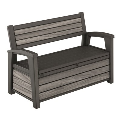Ławka ogrodowa KETER Deco Garden Bench Szary