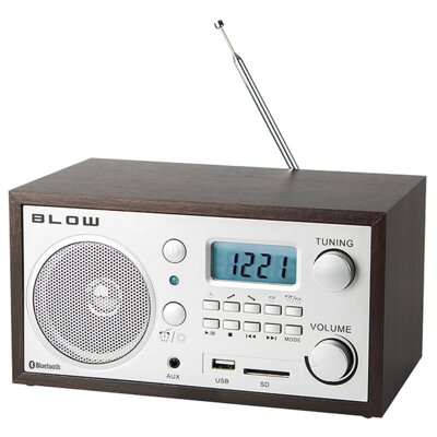 Radio BLOW RA2 Analogowe Brązowy