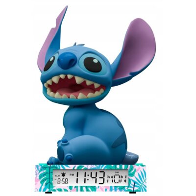 Zabawka lampka nocna z budzikiem KIDS EUROSWAN LAS3055 Stitch