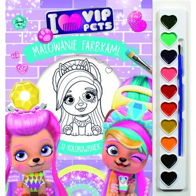 Malowanie farbkami. I love VIP Pets Praca zbiorowa