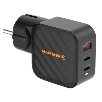 Ładowarka sieciowa HAMMER RapidCharge 65W Czarny