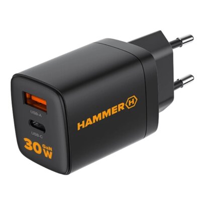 Ładowarka sieciowa HAMMER RapidCharge Duo 30W Czarny