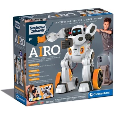 Zabawka edukacyjna CLEMENTONI Naukowa zabawa Robotics Robot Airo 50819
