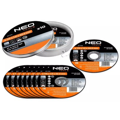 Tarcza do cięcia NEO TOOLS 55-574 115 mm (10 szt.)