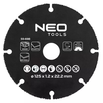 Tarcza do cięcia NEO TOOLS 55-698 125 mm