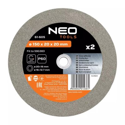 Tarcza do szlifowania NEO TOOLS 61-605 150 mm (2 szt.)