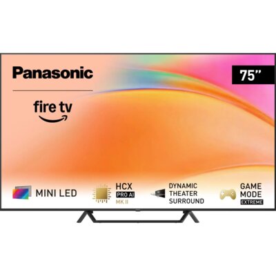 Telewizor PANASONIC TV75W95BEG 75" MINILED 4K 144Hz Fire TV Dolby Atmos Dolby Vision HDMI 2.1