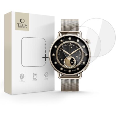 Szkło hartowane TECH-PROTECT Glass Fit+ do Xiaomi Watch S4 (41 mm) 2 szt.
