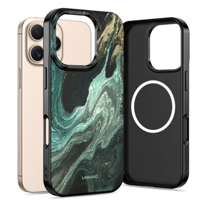 Etui TECH-PROTECT Lamano MagSafe do Apple iPhone 16 Pro Max Marmur