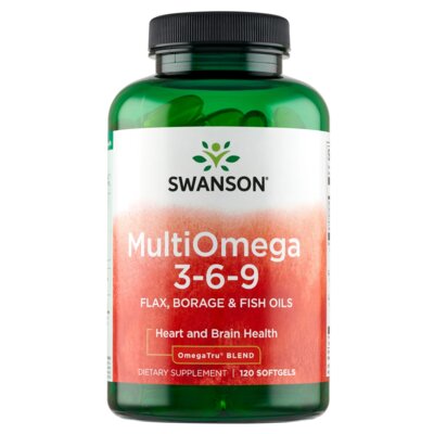 Kwasy Omega-3-6-9 SWANSON Multi Omega (120 kapsułek)