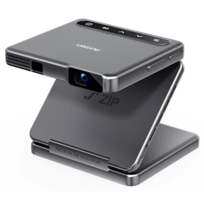 Projektor AURZEN Zip Tri-Fold Mini HD (1280 x 720), 100 ANSI lumen, Wi-Fi, Bluetooth Szary