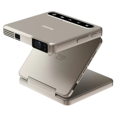 Projektor AURZEN Zip Tri-Fold Mini HD (1280 x 720), 100 ANSI lumen, Wi-Fi, Bluetooth Złoty