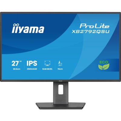 Monitor IIYAMA Prolite XB2792QSU-B1 27" 2560x1440px IPS 120Hz 3 ms [GTG]