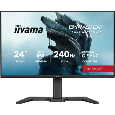 Monitor IIYAMA G-Master GB2471HSU-B1 23.8" 1920x1080px IPS 240Hz 0.3 ms [MPRT]