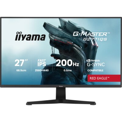 Monitor IIYAMA G-Master G2771QS-B1 27" 2560x1440px IPS 200Hz 0.5 ms [MPRT]