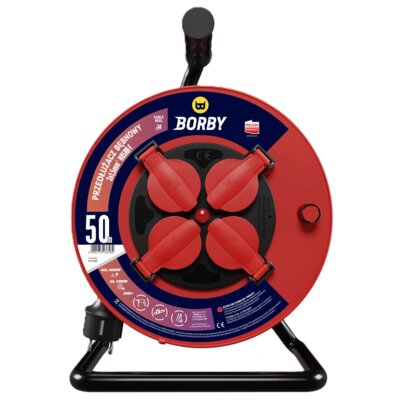 Przedłużacz bębnowy BORBY BY-02-36638 (50 m)