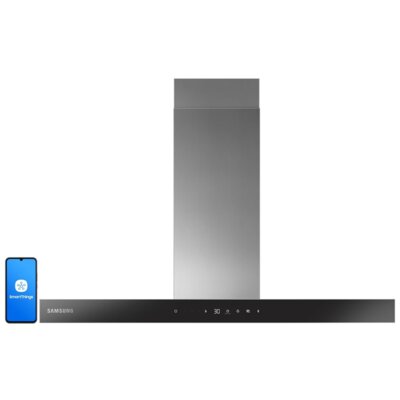 Okap SAMSUNG NK36C5703TS Stal nierdzewna + Czarne szkło 744m3/h 72dB klasa A