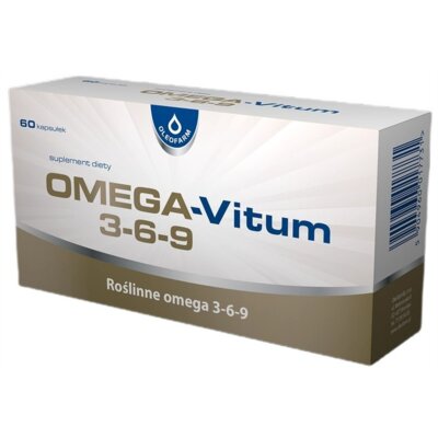 Kwasy Omega 3-6-9 OLEOFARM Omega-Vitum 3-6-9 (60 kapsułek)