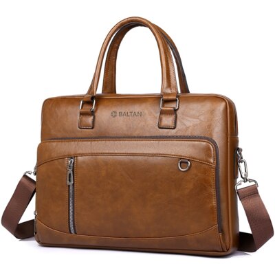 Torba na laptopa BALTAN Office 15.6 cali Jasnobrązowy