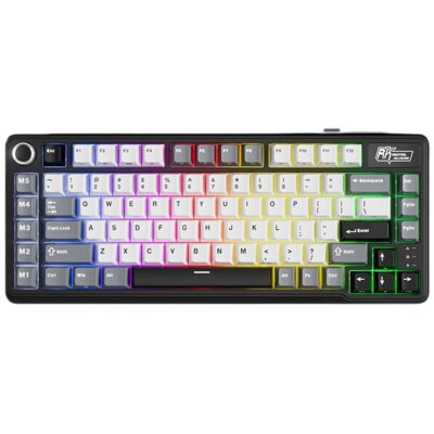 Klawiatura ROYAL KLUDGE L75 Knight Black Beige Switch