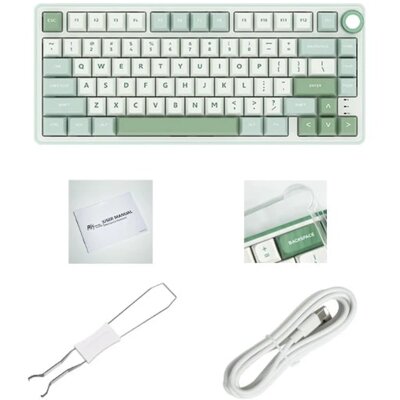 Klawiatura ROYAL KLUDGE R75 Sky Cyan Brown Switch