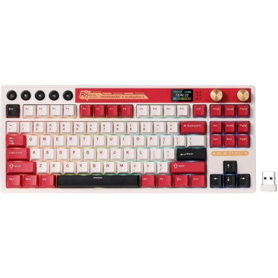 Klawiatura ROYAL KLUDGE RK M87 Famicom Cream Switch