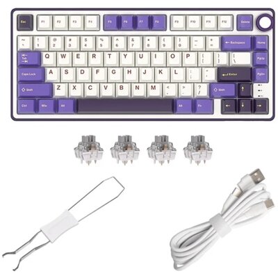 Klawiatura ROYAL KLUDGE R75 Blackberry Mousse Brown Switch