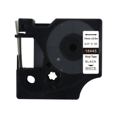 Taśma PRISM ZDT-D118445 19 mm x 5.5 m Czarny na białym Zamiennik