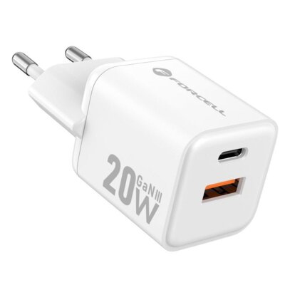 Ładowarka sieciowa FORCELL F-Energy VT-35A 20W Biały