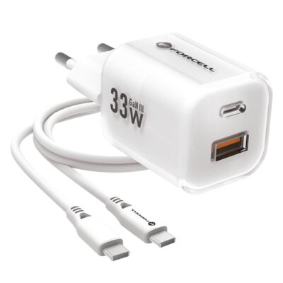 Ładowarka sieciowa FORCELL F-Energy VT-41 33W Biały