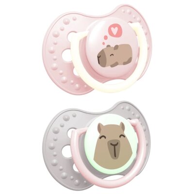 Smoczek LOVI CapiChill Girl 0-6 m (2 sztuki)