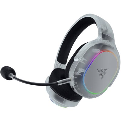 Słuchawki RAZER Barracuda X Chroma Phantom Bezprzewodowe, Nauszne, Dźwięk przestrzenny Biało-przezroczysty