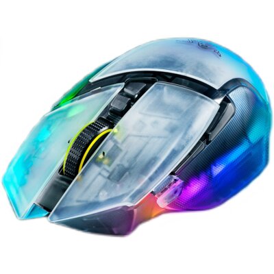 Mysz RAZER Basilisk V3 Pro Phantom Biało-przezroczysty
