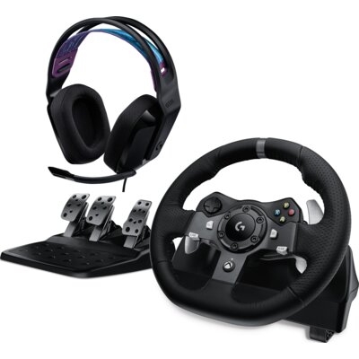 Kierownica LOGITECH G920 (PC/XBOX ONE) + Słuchawki LOGITECH G335