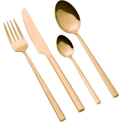Komplet sztućców FLORINA Ritz Złoty (16 elementów)