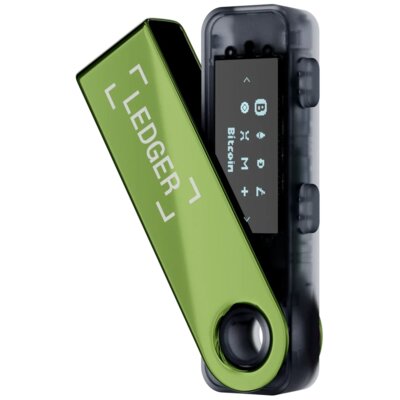 Portfel kryptowalut LEDGER Nano S Plus Zielono-szary