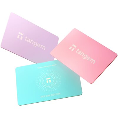 Portfel kryptowalut TANGEM 3 Cards Set Blush Sky