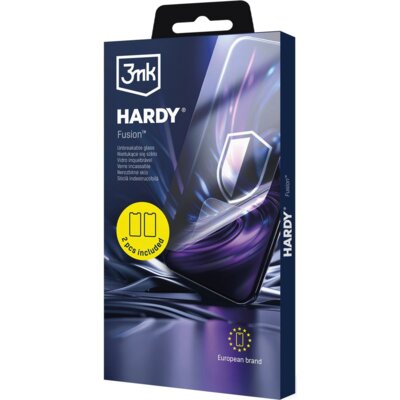 Szkło hybrydowe 3MK Hardy Fusion do Oppo Reno 13F 5G (2 szt.)