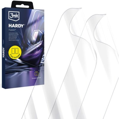 Szkło hybrydowe 3MK Hardy Fusion do Samsung Galaxy S26 Ultra (2 szt.)
