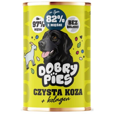 Karma dla psa DOBRY PIES Monoproteinowa z kolagenem Koźlina 400 g