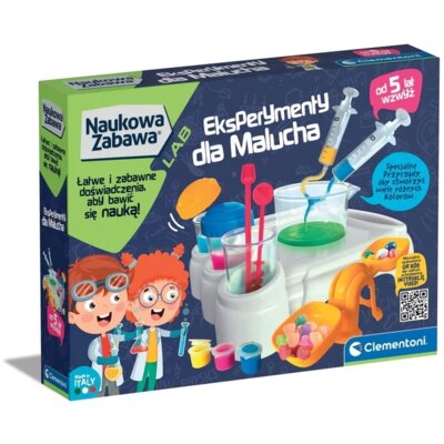 Zabawka edukacyjna CLEMENTONI Naukowa zabawa Eksperymenty dla malucha 50895